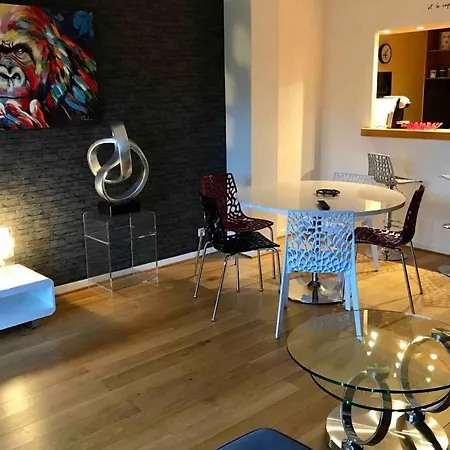 Apartment Le Cocon De Celine-luxe-centre Ville-parc Leo Lagrange-stade Auguste Delaune- Wifi Reims